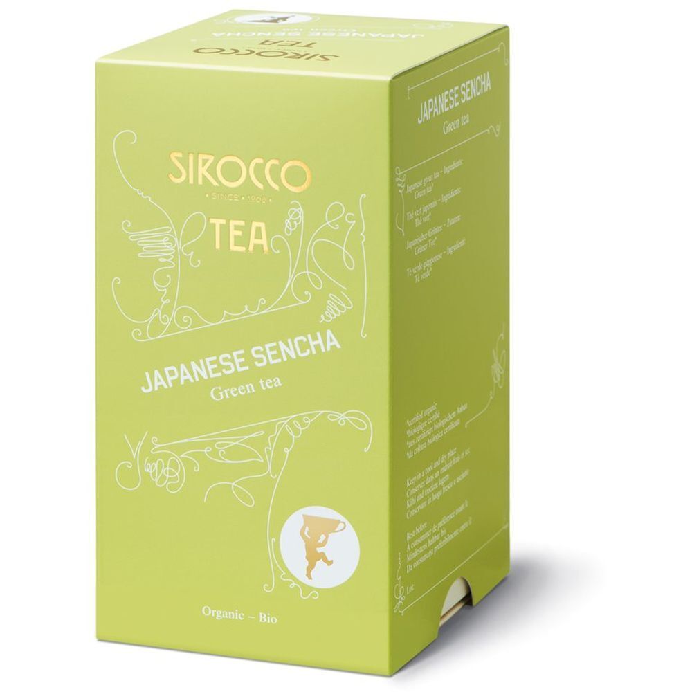 Sirocco Bio Thé vert japonais Sencha (20 sachets)