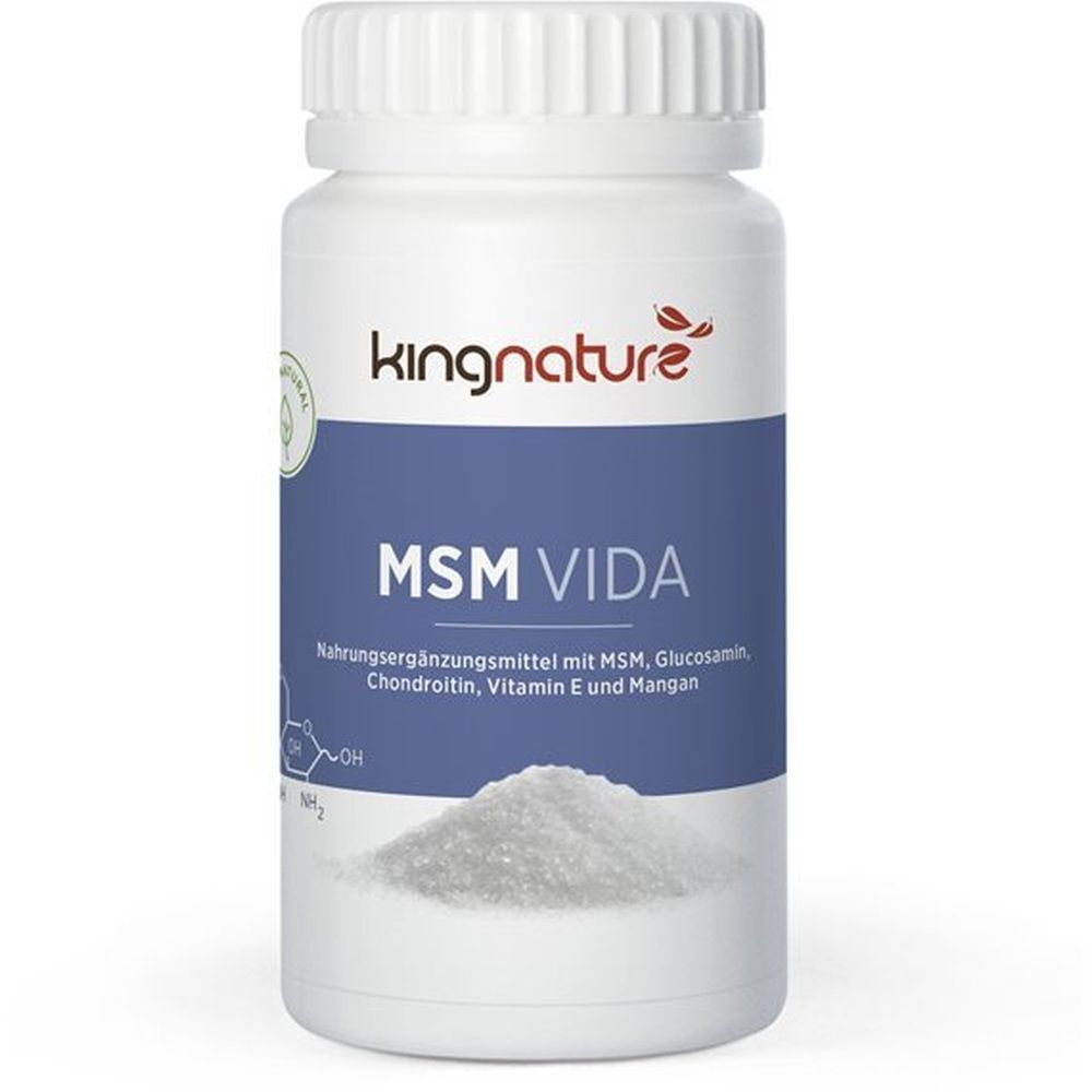 kingnature MSM vida (60 pièces)