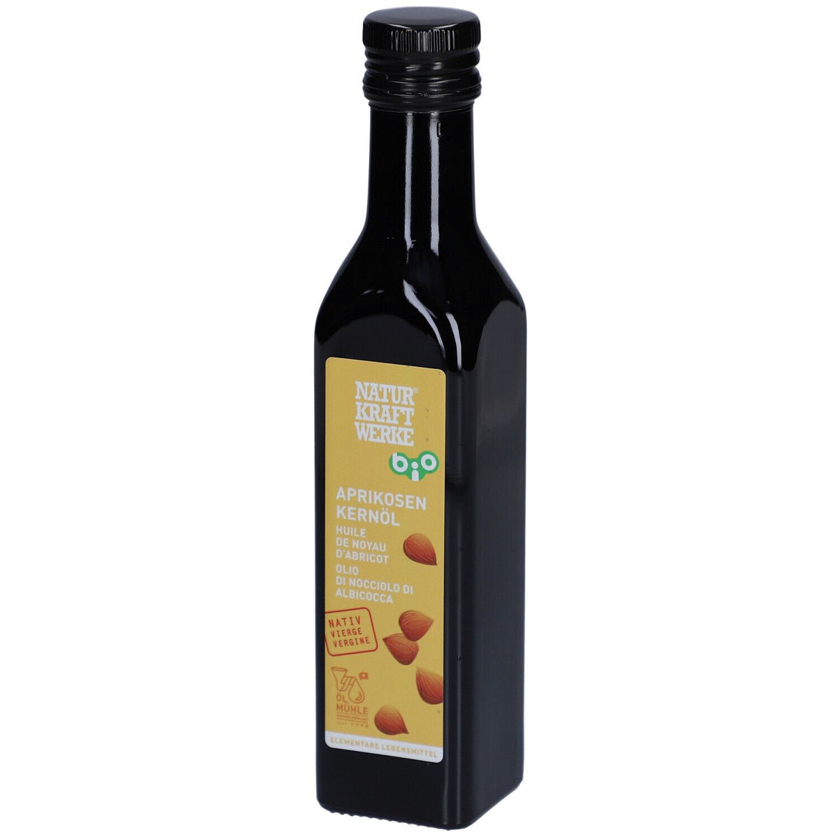 NATURKRAFTWERKE Huile vierge de noyaux d'abricot bio (250 ml)