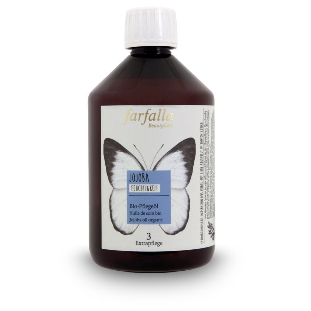 farfalla BeautyCare huile de soin bio de jojoba (500 ml)