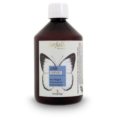 farfalla BeautyCare huile de soin bio de jojoba (500 ml)