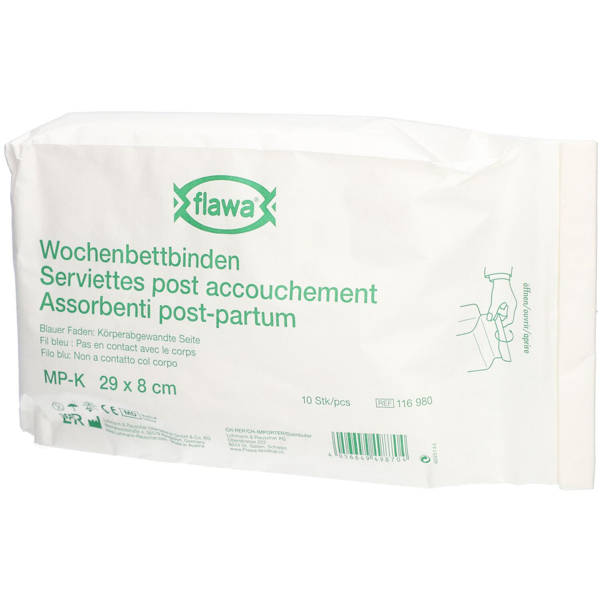 flawa® Serviettes Post Accouchement (10 pièces)