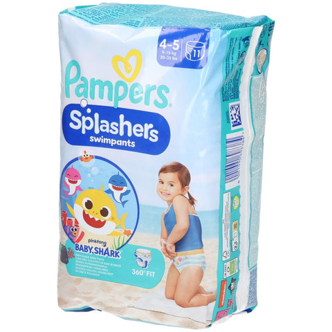 Pampers Splashers Taille 4-5 (9-15 kg) 11 pièces