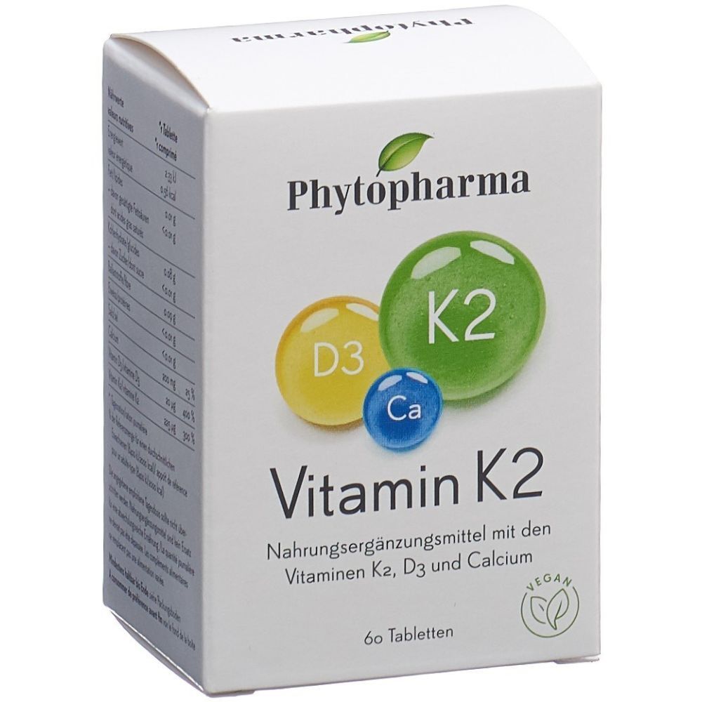 PHYTOPHARMA Vitamine K2 (60 comprimés)