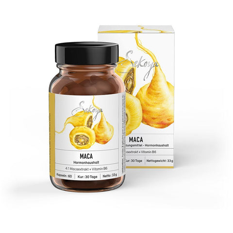 Sekoya Swiss Maca extrait 4:1 avec vitamine B6
