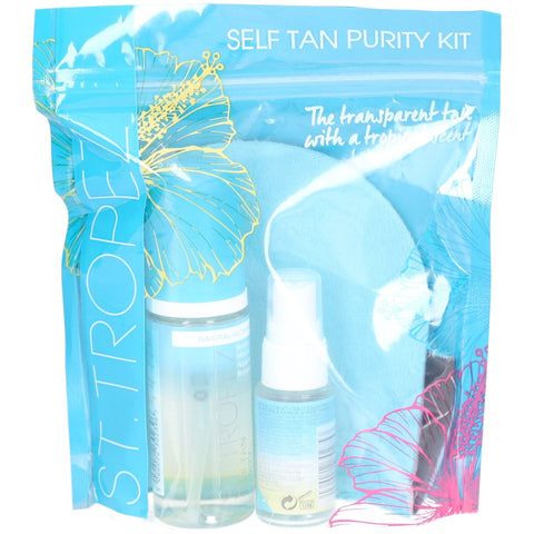 St. Tropez® Self Tan Purity Kit avec eau bronzante & gant (3 pièces)