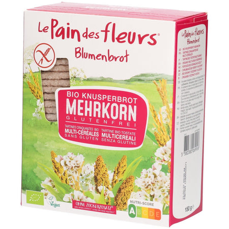 Blumenbrot Bio tranches multicéréales sans gluten (150 g)