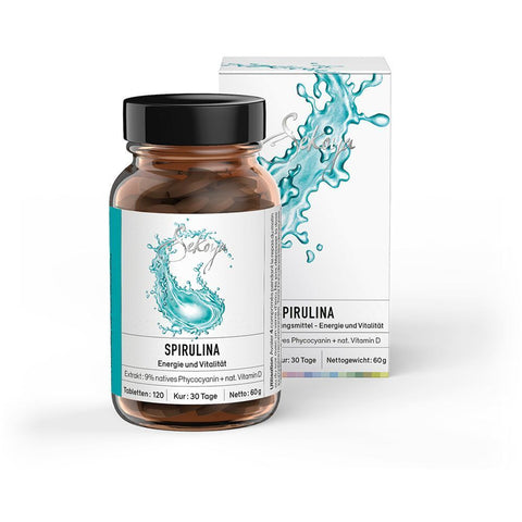 Sekoya Swiss Spirulina & Vitamin D (120 comprimés)