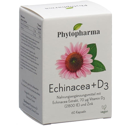 PHYTOPHARMA Echinacea + D3 (60 pièces)