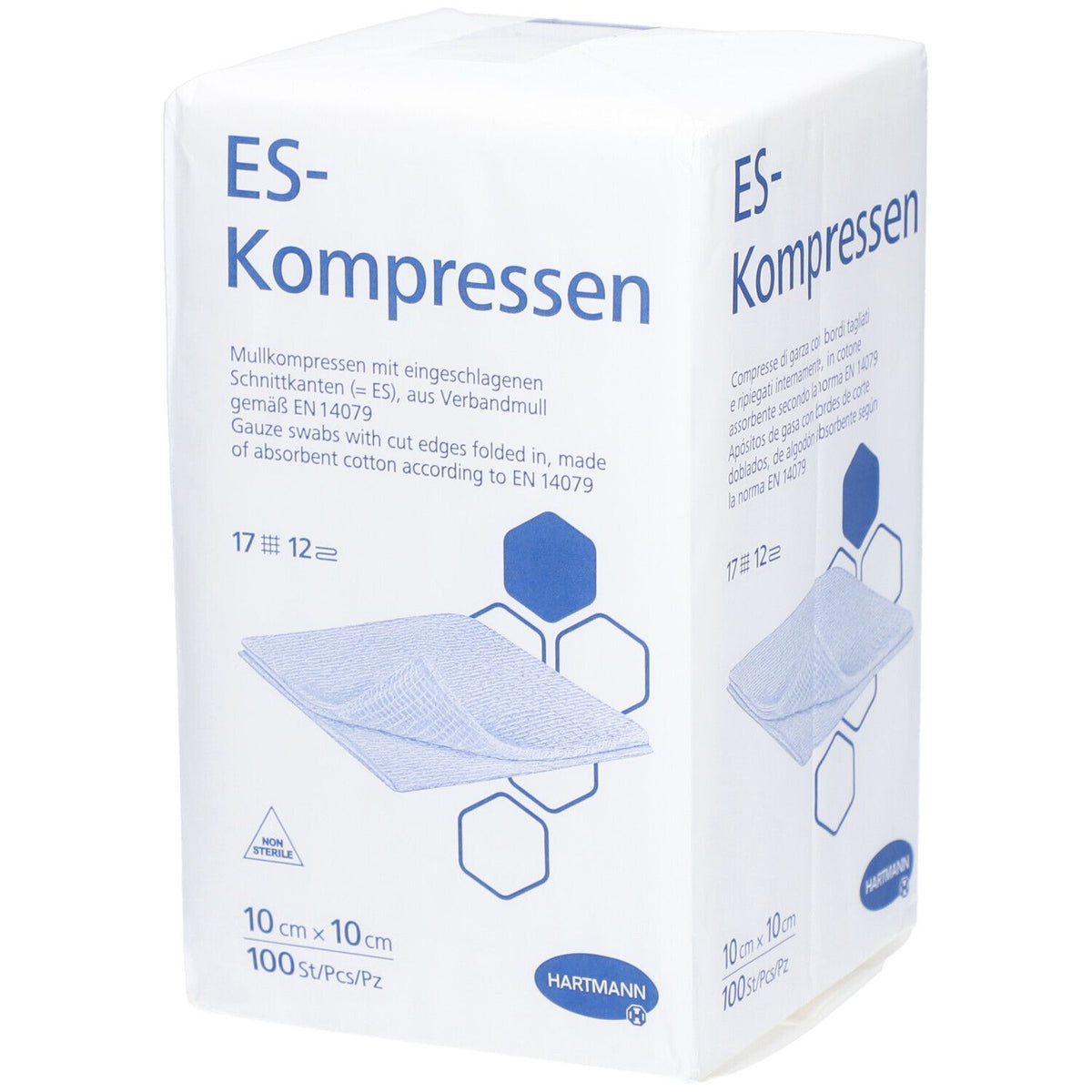 ES compresses 10x10 cm