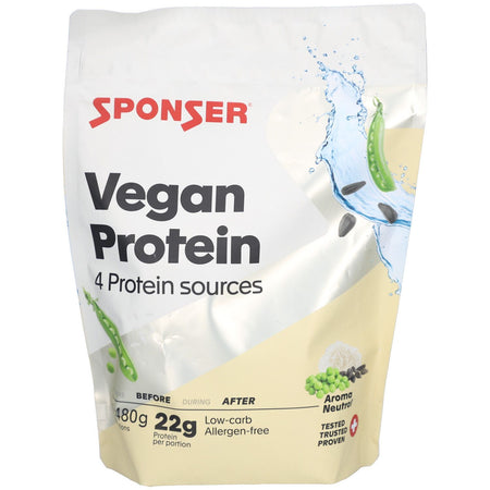 SPONSER Protéines végétaliennes neutre (480 g)