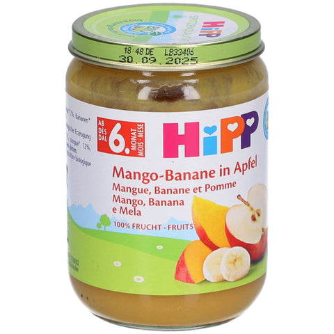 HiPP Mangue-banane à la pomme, dès 6 mois (190 g)