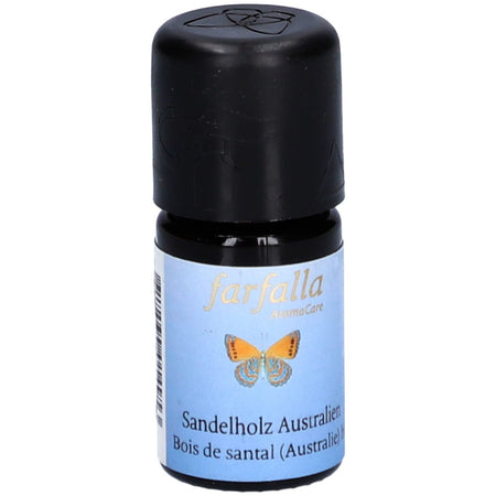 FARFALLA Bois de santal (Australie) bio Grand Cru, huile essentielle (5 ml)
