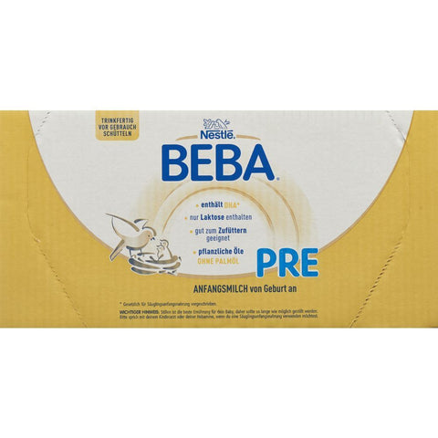 Nestlé BEBA PRE lait pour nourrissons dès la naissance (32 x 90 ml)