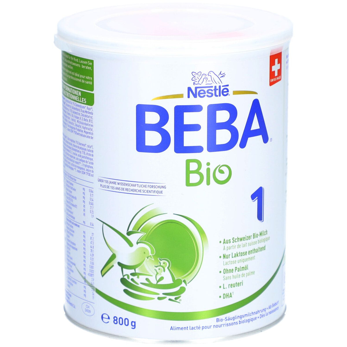 BEBA Bio 1 – Lait maternisé dès la naissance (800 g)
