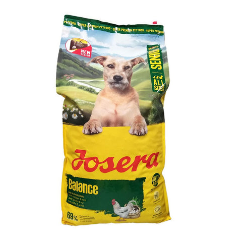 Josera Balance nourriture sèche au poulet & riz pour chiens âgés (12,5 kg)