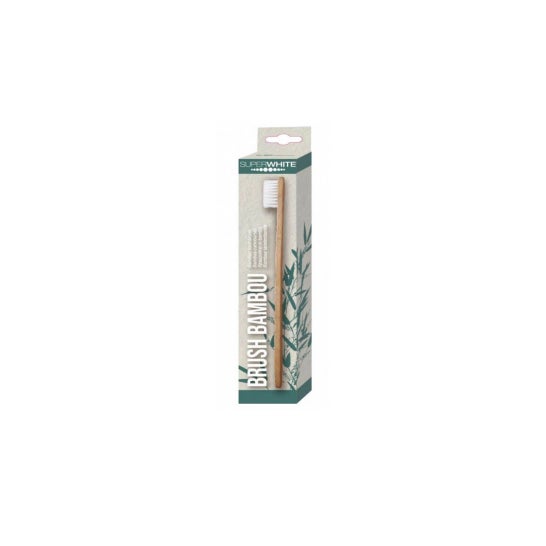Skincode Super White Brosse à dents en bambou