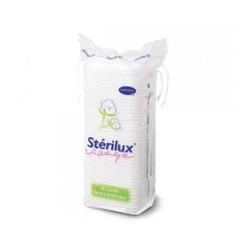 Sterilux Visage Dermatologische Quadrate (45 Stück)