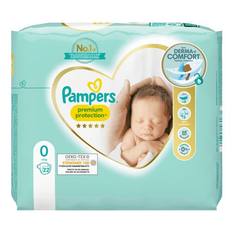 Pampers Premium Protection Größe 0 22 Windeln