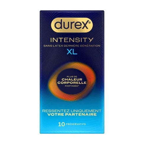 Durex Intensity XL Préservatifs Sans Latex 10 Unités