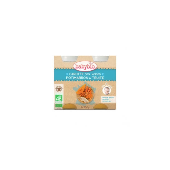 Babybio Menu Légumes/Truite 2X200g