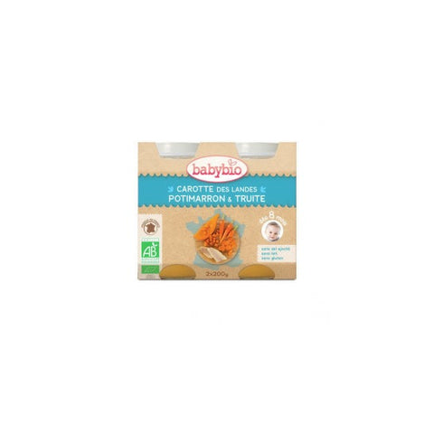 Babybio Menu Légumes/Truite 2X200g