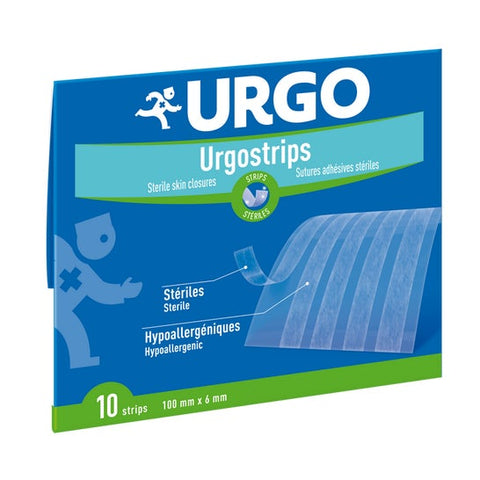 Urgo Urgostrips 10 Wundverschlussstreifen 100mmx6mm