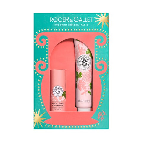 Roger & Gallet Fleur de Figuier Coffret Baume à lèvres + Crème pour les mains