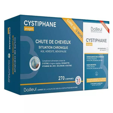 Cystiphane Anagen Haarwachstum – 3-Monats-Kur – 90 Tabletten