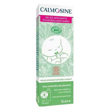 Calmosine Gelée Apaisante Poussées Dentaires Bio Premières Dents Bébé 15ml