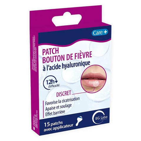 Care + Herpespflaster - Packung mit 15 Pflastern - EG LABO