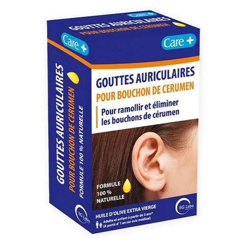 Care + Lösung für Ohrenschmalzpfropfen - 10 ml Flasche - EG LABO