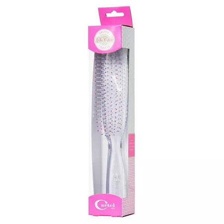 Cartel by Vitry Grande Brosse à Cheveux Cristal Rose