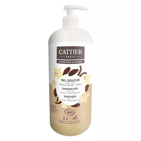 Cattier Duschgel Vanille Tonka Bio 1L