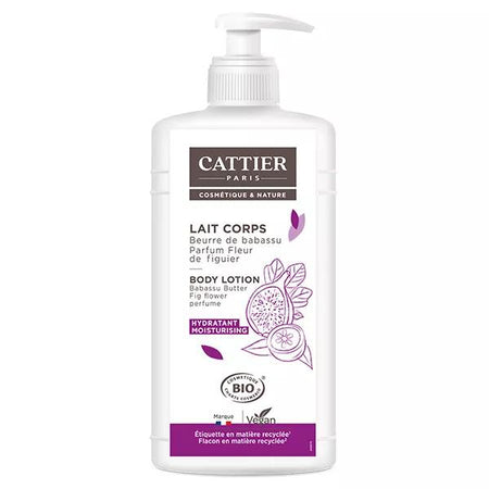 Cattier Lait Corps Hydratant Bio 500ml