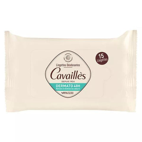 Cavailles Dermatologisches Deo-Tücher x15