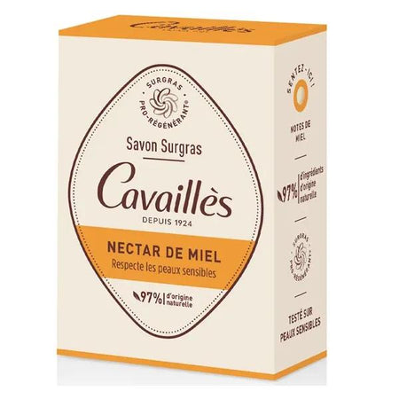 Cavailles Savon surgras Nectar de miel 100gr