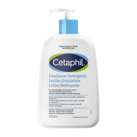 CETAPHIL® Reinigungslotion für empfindliche, trockene bis normale Haut (470 ml)