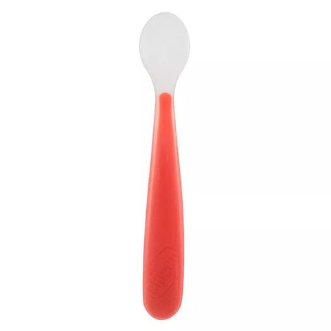 Chicco Repas Ma Première Cuillère en Silicone +6m Pastèque