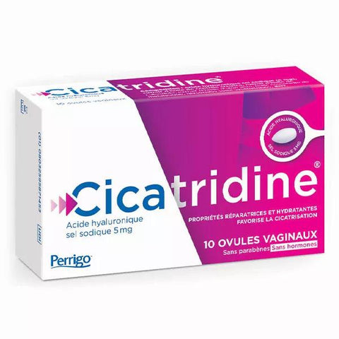 Cicatridine Vaginal Ovules Healing and Intimate Dryness 10 units
