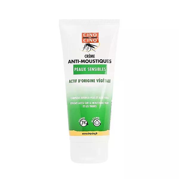 Cinq sur Cinq Crème Anti-Moustiques Peaux Sensibles 100ml