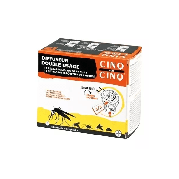 Cinq sur Cinq Diffuseur Double Usage Electrique