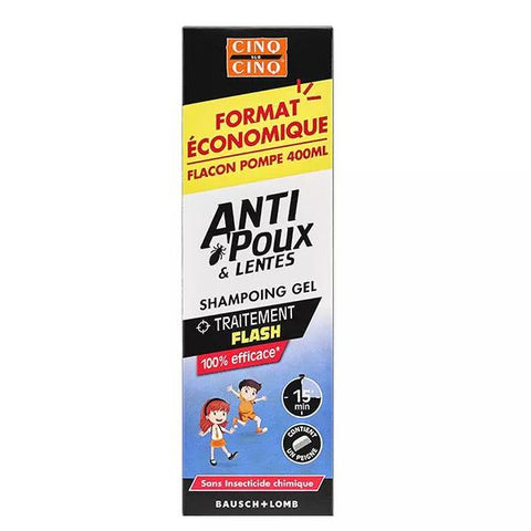 Cinq sur Cinq Anti-Lice and Nit Gel Shampoo 400ml