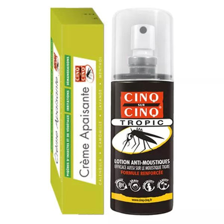 Cinq sur Cinq Tropic 75ml & Crème Apaisante 40g