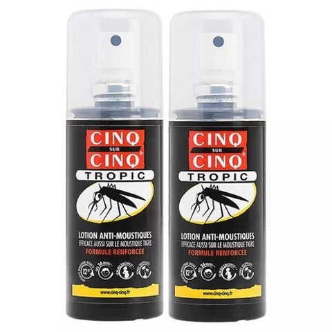 Fünf auf Fünf Tropic Insektenabwehrlotion verstärkt Doppelpack 2 x 75ml