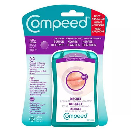 Compeed Patchs Bouton de Fièvre Herpès Labial 15 unités