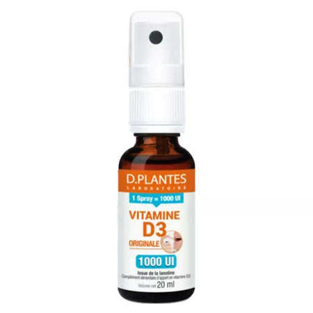 D.Plantes Vitamine D3 1000UI Originale Spray 20ml