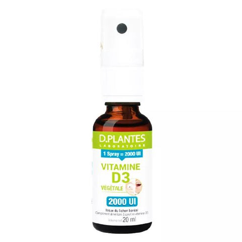 D.Plantes Vitamin D3 2000 IE pflanzlich Spray 20ml
