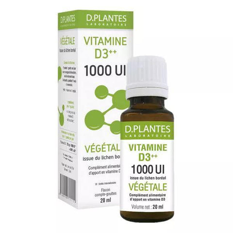 D.Plantes Veganes Vitamin D3 1000 IE 20ml