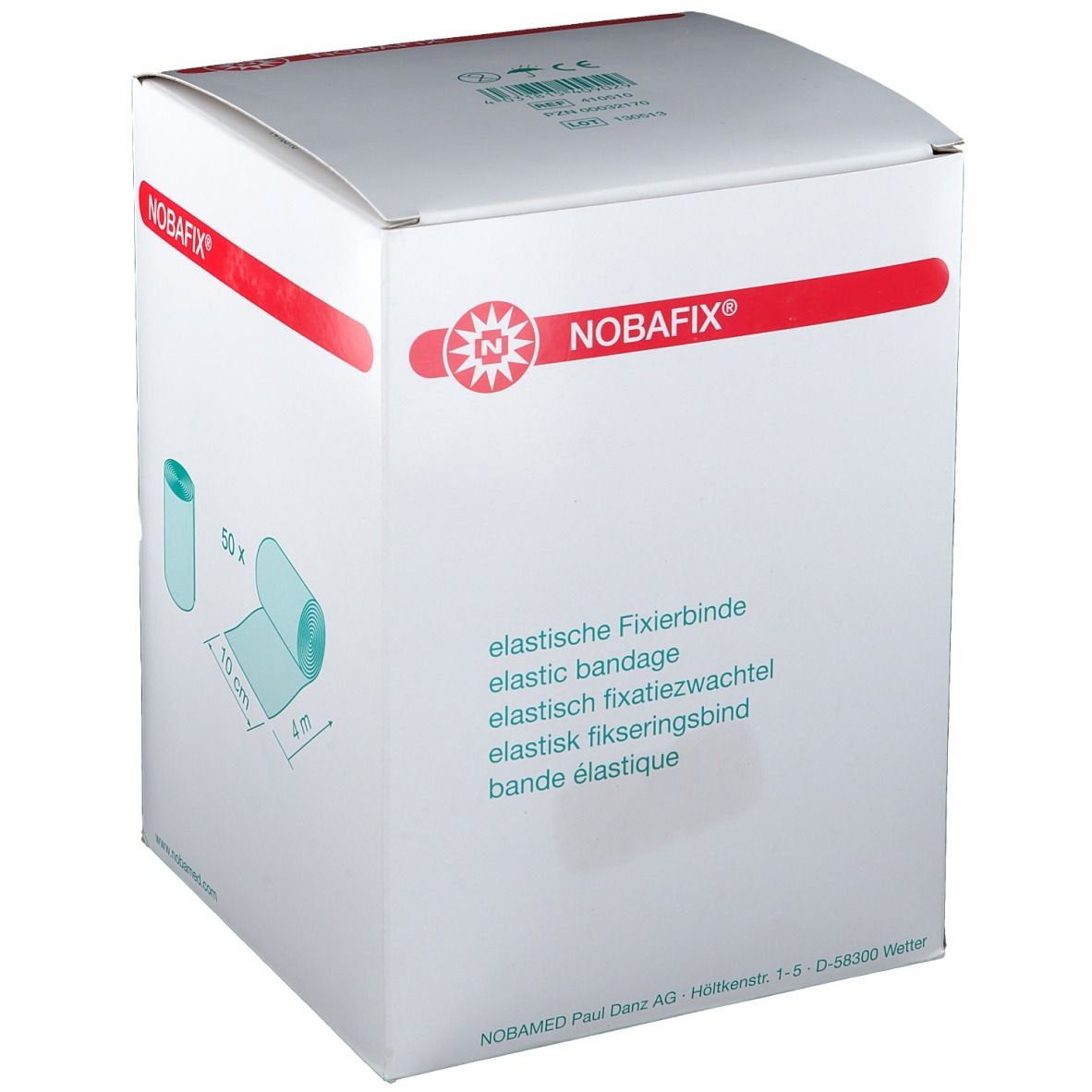 Nobafix® bande de fixation élastique 10 cm x 4 m